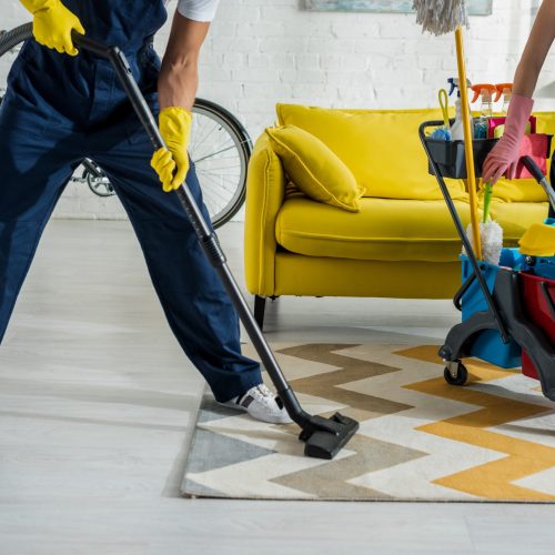 Commercial Cleaning Sunshine Coast - people vacuuming a carpet